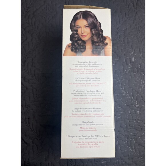 Conair Fashion Curl 3/4" Tourmaline Ceramic 2 Temp Hair Curling Iron Pink CD213 - Picture 3 of 11